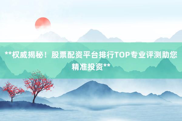 **权威揭秘！股票配资平台排行TOP专业评测助您精准投资**