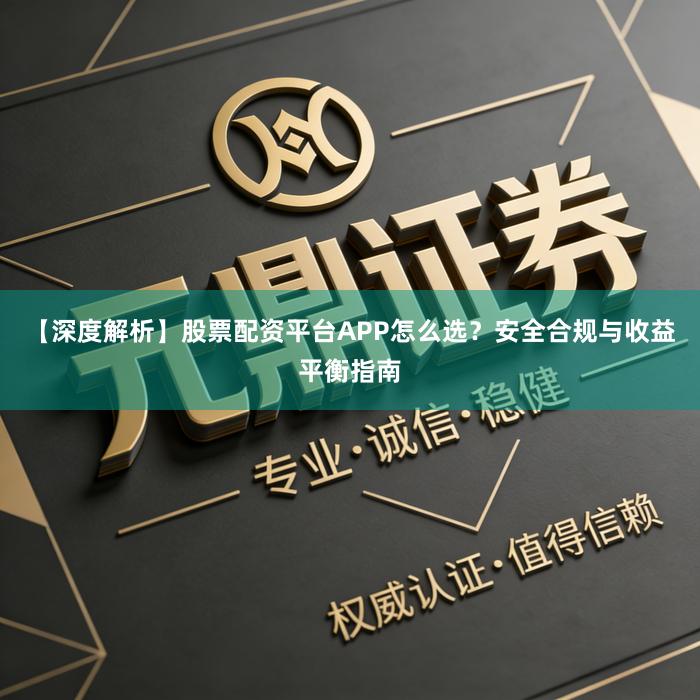 【深度解析】股票配资平台APP怎么选？安全合规与收益平衡指南