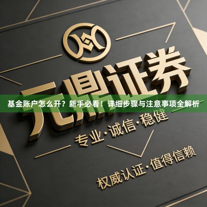 基金账户怎么开？新手必看！详细步骤与注意事项全解析