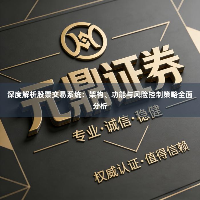 深度解析股票交易系统:架构、功能与风险控制策略全面分析