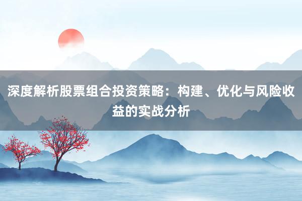 深度解析股票组合投资策略：构建、优化与风险收益的实战分析