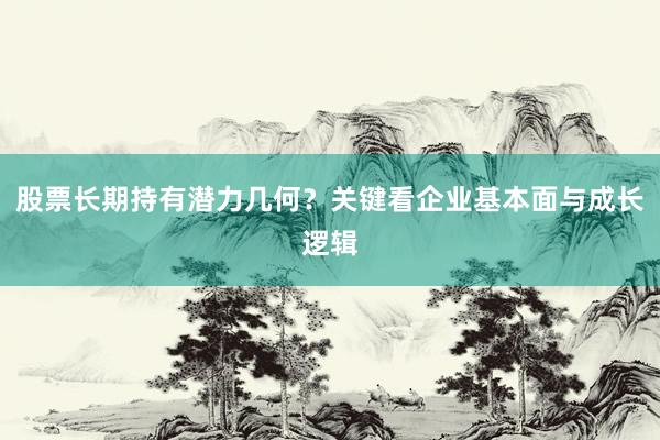 股票长期持有潜力几何？关键看企业基本面与成长逻辑