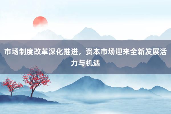 市场制度改革深化推进，资本市场迎来全新发展活力与机遇