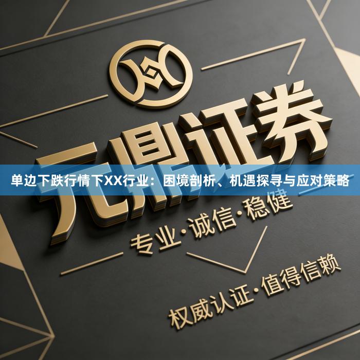 单边下跌行情下XX行业:困境剖析、机遇探寻与应对策略